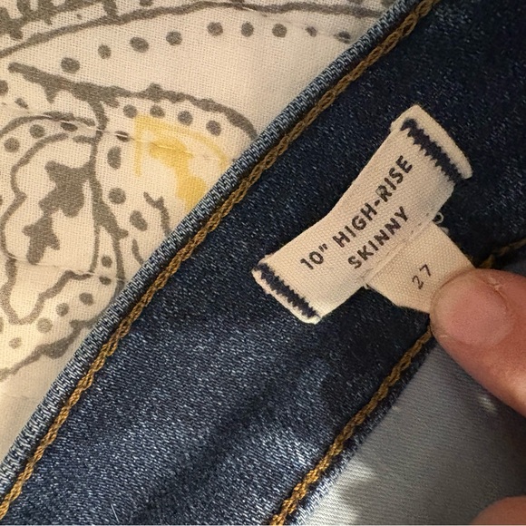 Madewell 10” High Rise Skinny size 25 - Picture 6 of 10